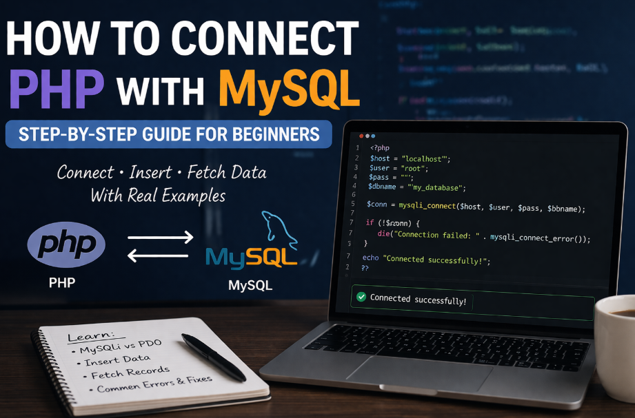 How to Connect PHP with MySQL (Step-by-Step Guide for Beginners)